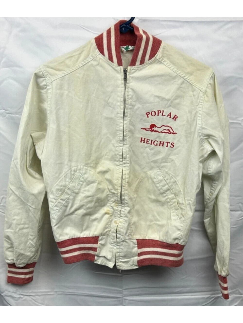 Vintage 1970s Maple Athletic Sportswear Youth Size 8L Bomber Varsity Jacket